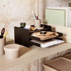 Ferm Living 2x2 Organiser Brevbakke - Sort