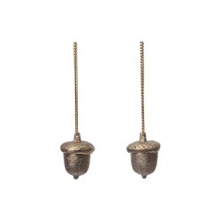 Ferm Living Acorn Ornamenter 2 stk. Messing