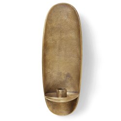 Ferm Living Agap&eacute; Vg Lysestage Messing Finish