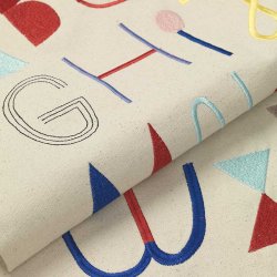 Ferm Living Alphabet Fabric Poster