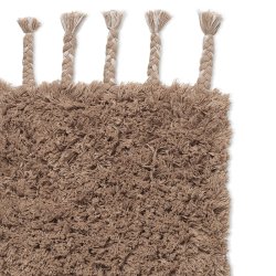 Ferm Living Amass Long Pile Mtte - White Pepper