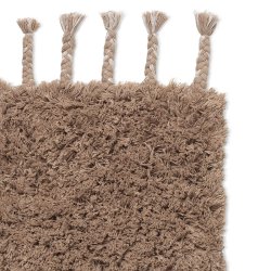 Ferm Living Amass Long Pile Tppe - 140x140 cm - White Pepper