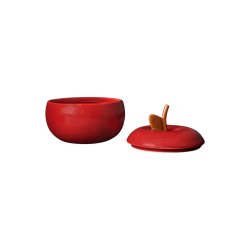 Ferm Living �ble Ceramic Container �9,5 cm Deep Red