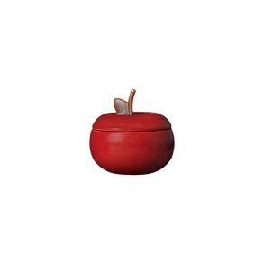 Ferm Living �ble Ceramic Container �9,5 cm Deep Red
