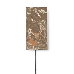 Ferm Living Argilla Vglampe - Rektangulr - Marble Mocha