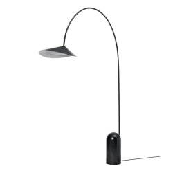 Ferm Living Arum Arched Gulvlampe Sort