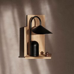 Ferm Living Arum Brbar Bordlampe - Sort