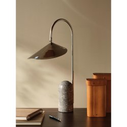 Ferm Living Arum Bordlampe Rustfrit St�l