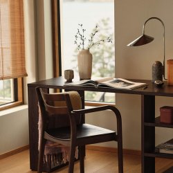 Ferm Living Arum Bordlampe Rustfrit St�l