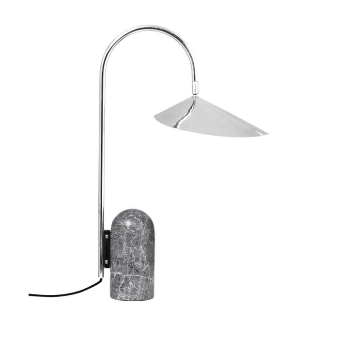 Ferm Living Arum Bordlampe Rustfrit St�l