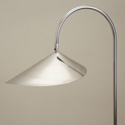 Ferm Living Arum Gulvlampe Rustfrit St�l