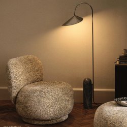 Ferm Living Arum Gulvlampe Rustfrit St�l