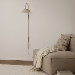 Ferm Living - Arum Swivel Vglampe - Tall - Cashmere