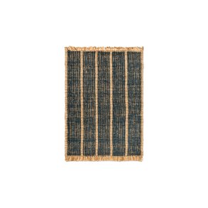 Ferm Living Athens Stripes Tppe 140x200 cm Natural/Ink Blue