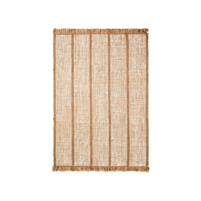 Ferm Living Athens Stripes Tppe 140x200 cm Natural/Off-white