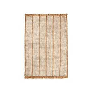 Ferm Living Athens Stripes Tppe 170x240 cm Natural/Off-white
