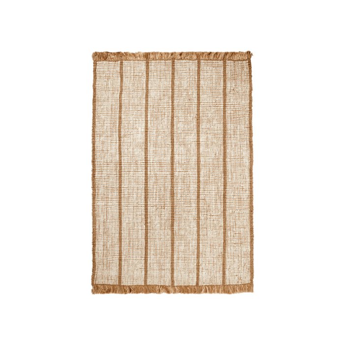 Ferm Living Athens Stripes Tppe 170x240 cm Natural/Off-white