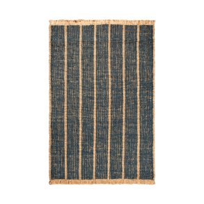 Ferm Living Athens Stripes Tppe 200x300 cm Natural/Ink Blue