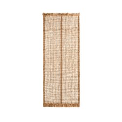 Ferm Living Athens Stripes Lber 80x200 cm Natural/Off-white