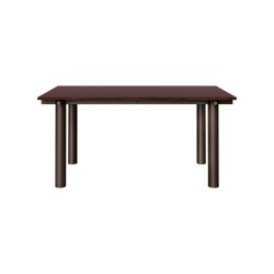 Ferm Living Atura Spisebord 160x90 cm Dark Chocolate/Burgundy Linoleum