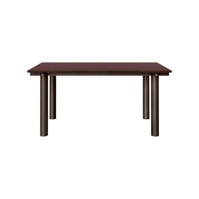 Ferm Living Atura Spisebord 160x90 cm Dark Chocolate/Burgundy Linoleum