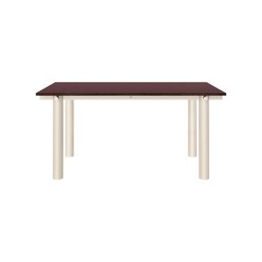 Ferm Living Atura Spisebord 160x90 cm Light Cashmere/Burgundy Linoleum