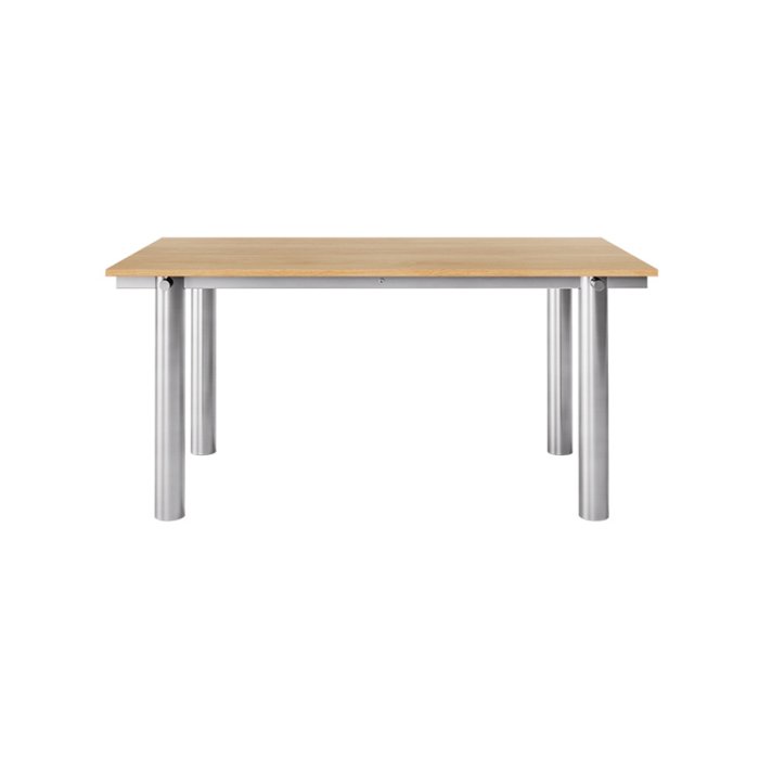 Ferm Living Atura Spisebord 160x90 cm Rustfrit St�l/Natur Eg