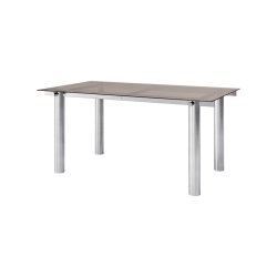 Ferm Living Atura Spisebord 160x90 cm Rustfrit St�l/Tinted Glass