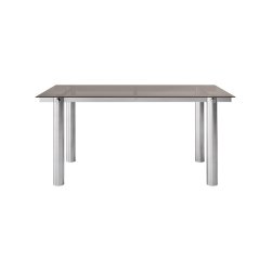Ferm Living Atura Spisebord 160x90 cm Rustfrit St�l/Tinted Glass