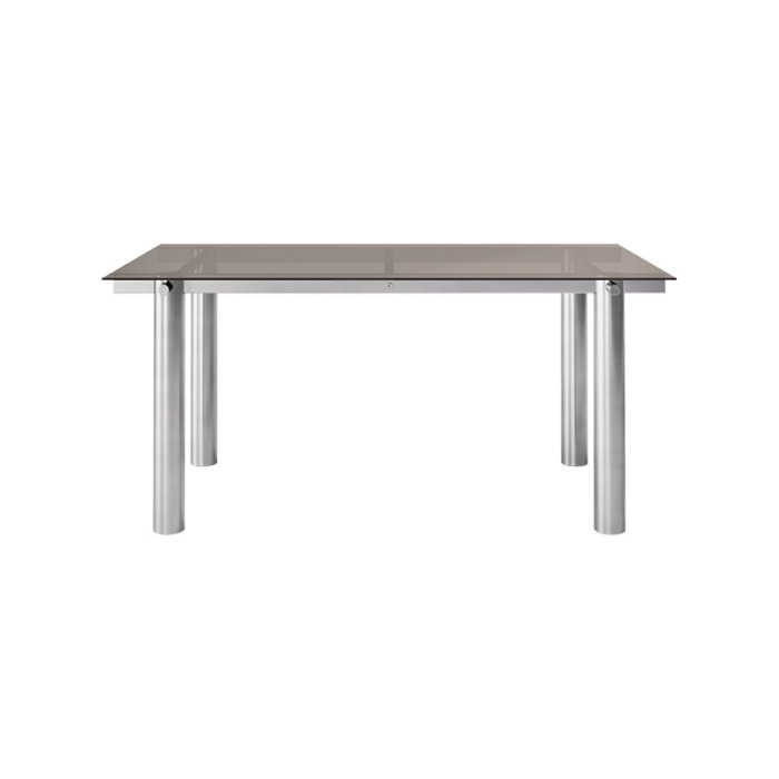 Ferm Living Atura Spisebord 160x90 cm Rustfrit St�l/Tinted Glass