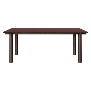 Ferm Living Atura Spisebord 200x90 cm Dark Chocolate/Burgundy Linoleum