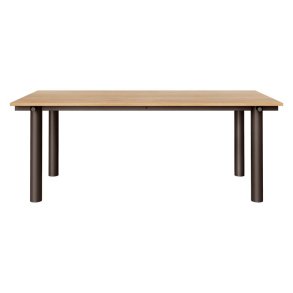 Ferm Living Atura Spisebord 200x90 cm Dark Chocolate/Natur Eg