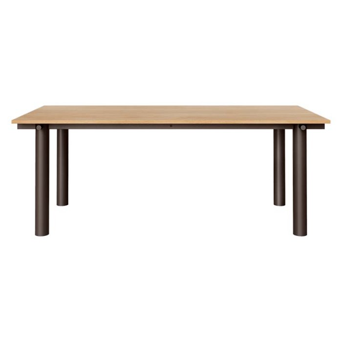 Ferm Living Atura Spisebord 200x90 cm Dark Chocolate/Natur Eg