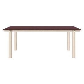 Ferm Living Atura Spisebord 200x90 cm Light Cashmere/Burgundy Linoleum