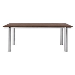Ferm Living Atura Spisebord 200x90 cm Rustfrit St�l/M�rkbejdset