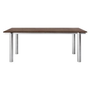 Ferm Living Atura Spisebord 200x90 cm Rustfrit St�l/M�rkbejdset