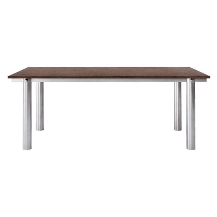 Ferm Living Atura Spisebord 200x90 cm Rustfrit St�l/M�rkbejdset