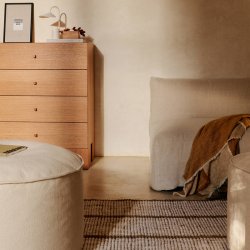 Ferm Living Aun Cotton Puf 40 cm Off-white