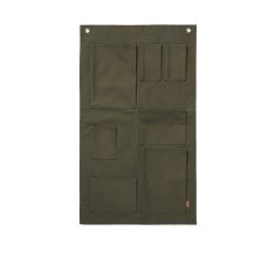 Ferm Living Bark Garden Wall Storage - Haveopbevaring - Olive