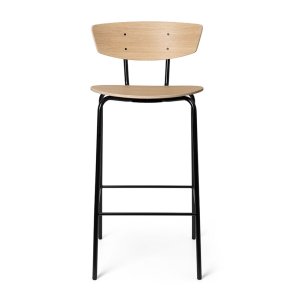 Ferm Living Herman Barstol - Olieret Eg - Lav