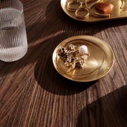 Ferm Living Basho Bakke - Rund - Messing