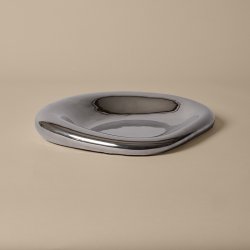 Ferm Living Bellure Centrepiece 35 cm Slv Finish