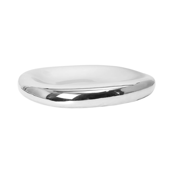 Ferm Living Bellure Centrepiece 35 cm Slv Finish