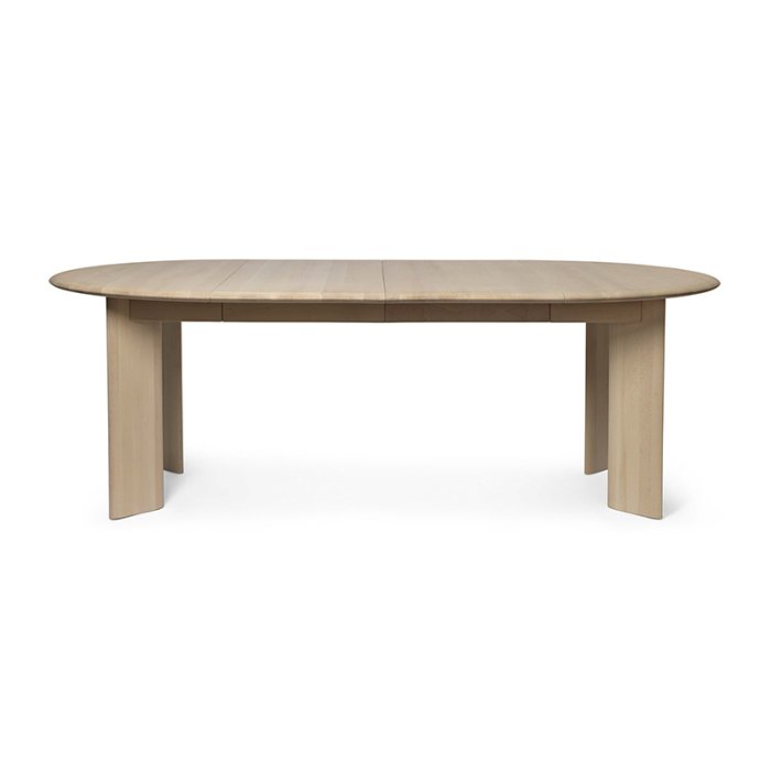 Ferm Living Bevel Spisebord Extend. x2 Hvidolieret Bg