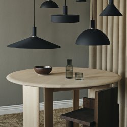 Ferm Living Bevel Spisebord Rund 117 cm Hvidolieret Bg