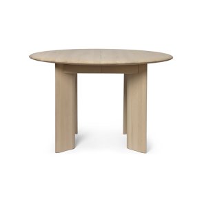 Ferm Living Bevel Spisebord Rund 117 cm Hvidolieret Bg