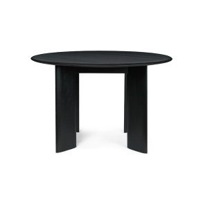 Ferm Living Bevel Spisebord Rund 117 cm Sort Olieret Bg