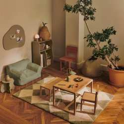 Ferm Living Billow Skkestol - Tea Green