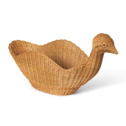 Ferm Living Bird Flettet Kurv