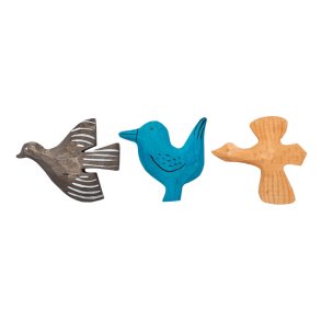 Ferm Living Bird Magneter 3 stk Multi